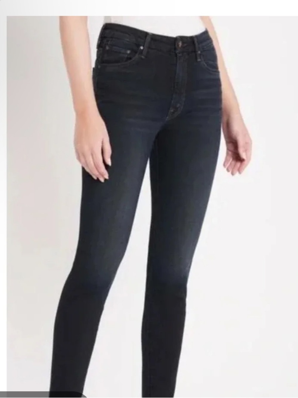Mother High Waisted Looker Skinny Jeans
